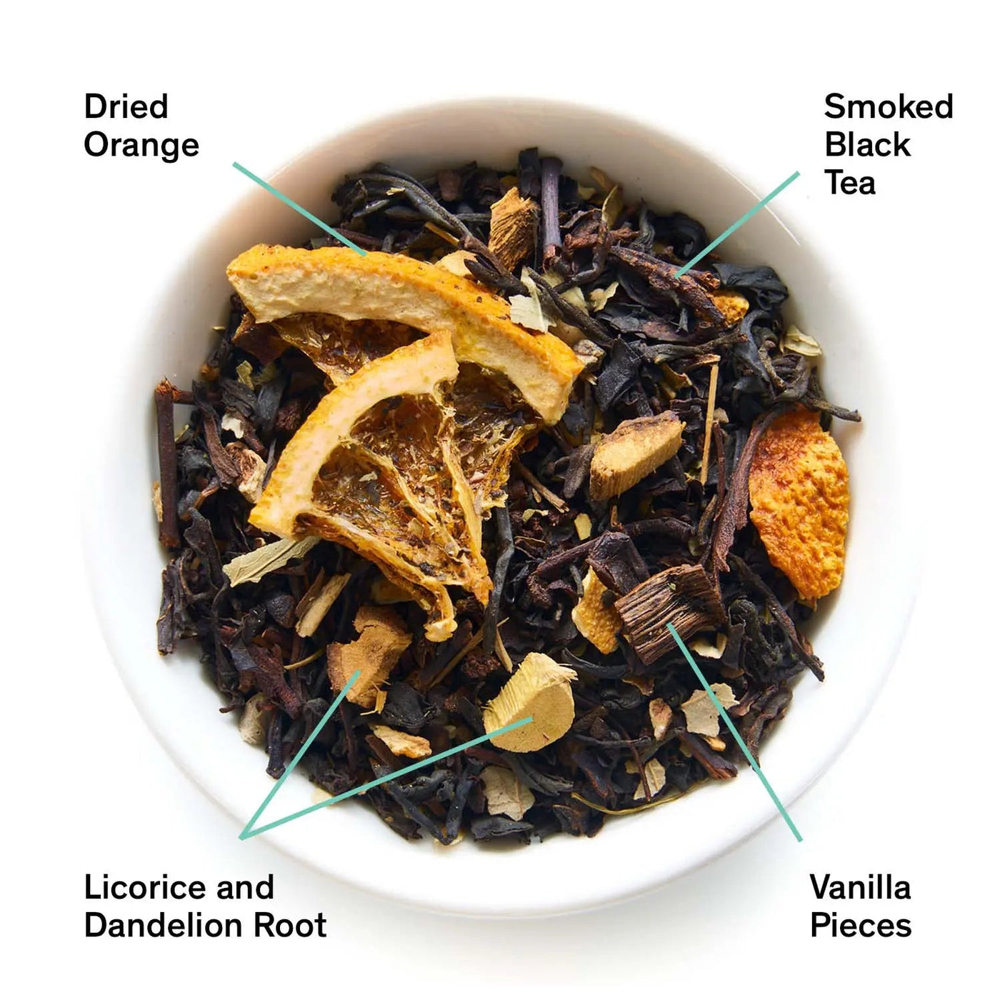 Mood Indigo smoky orange vanilla black tea
