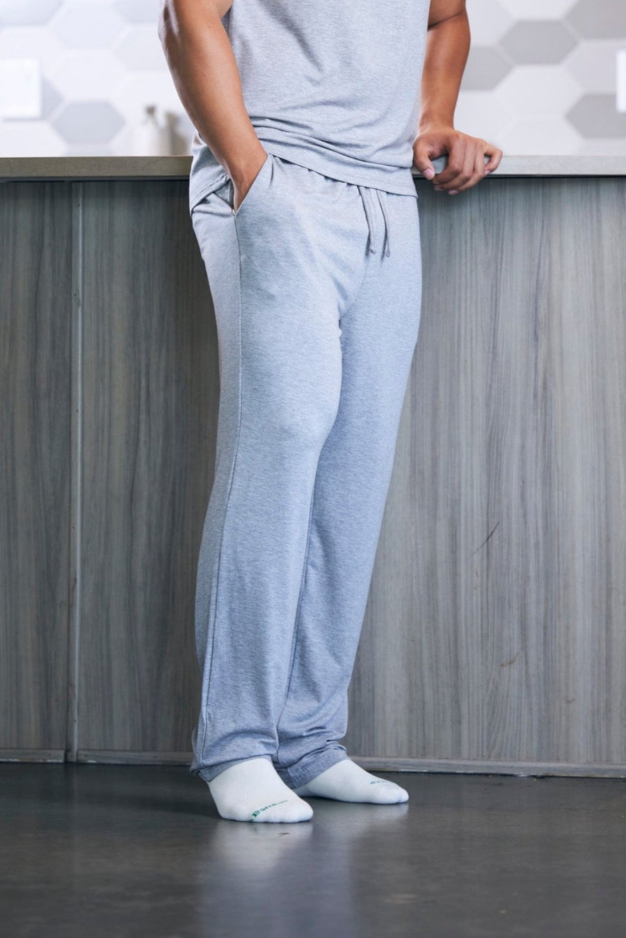 Men's soft bamboo lounge pajama pants