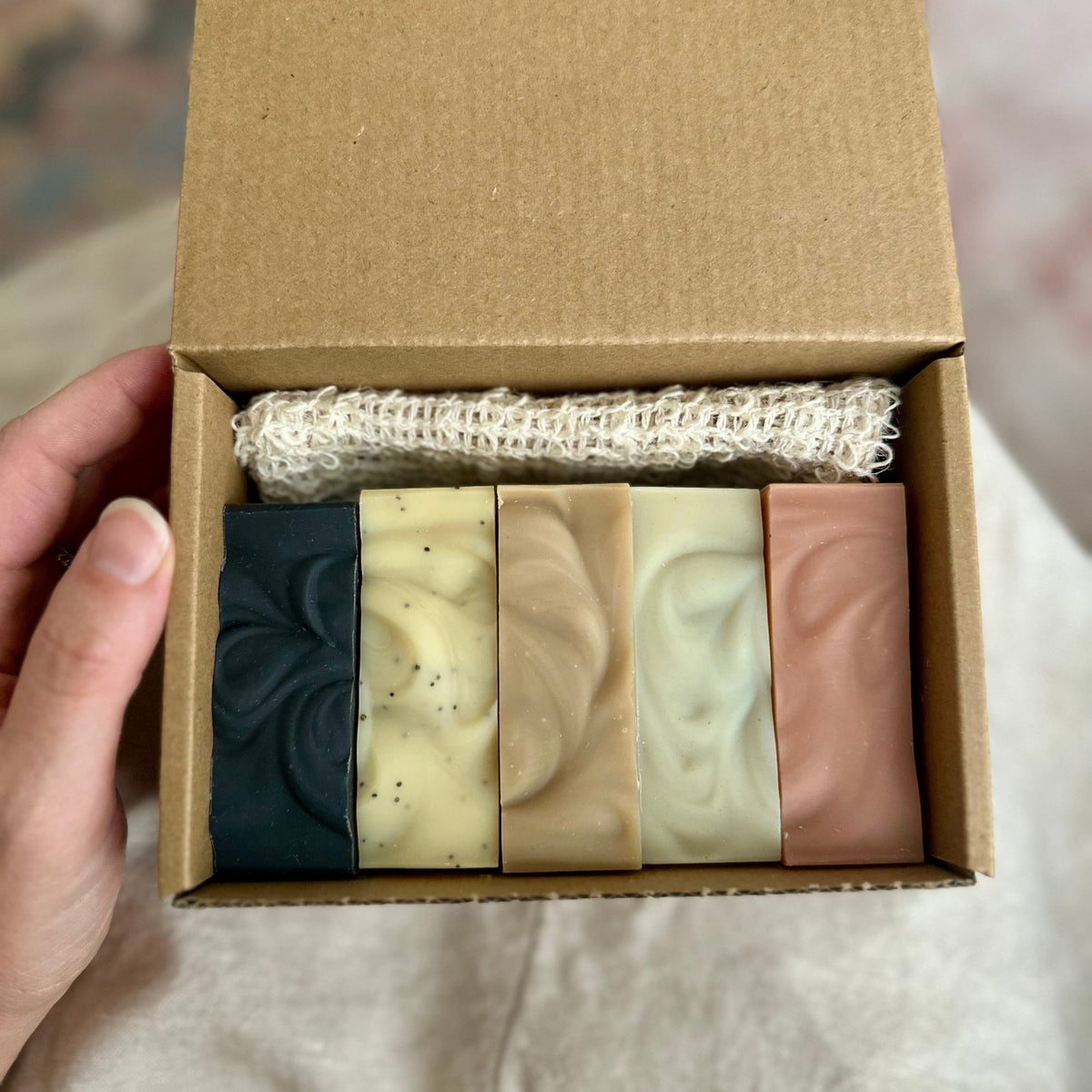 Natural bar soap flight gift set