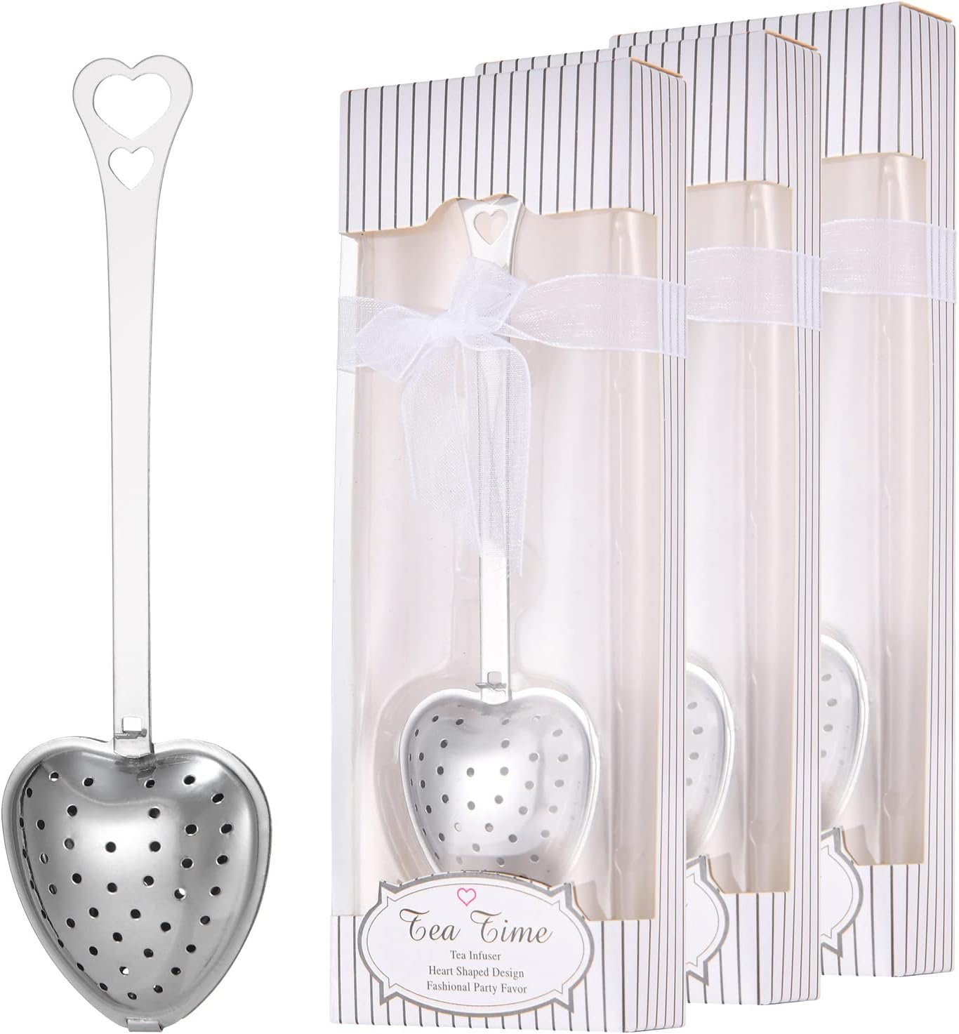 Heart-shaped loose-leaf tea infuser