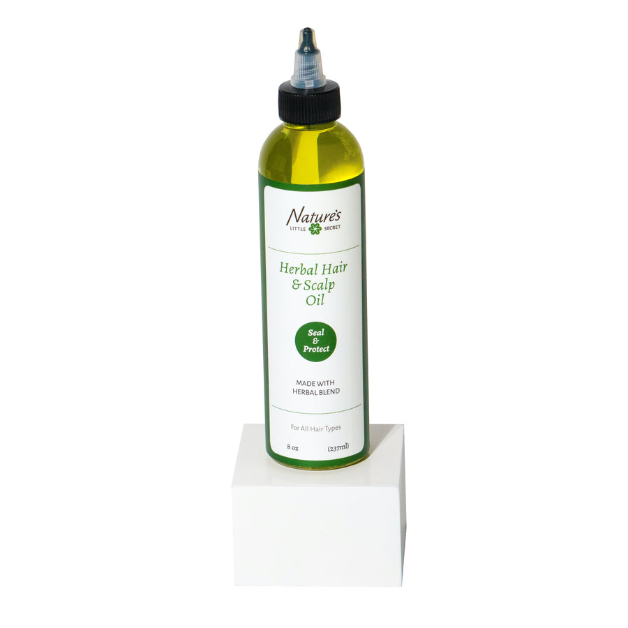 Herbal hair and scalp oil