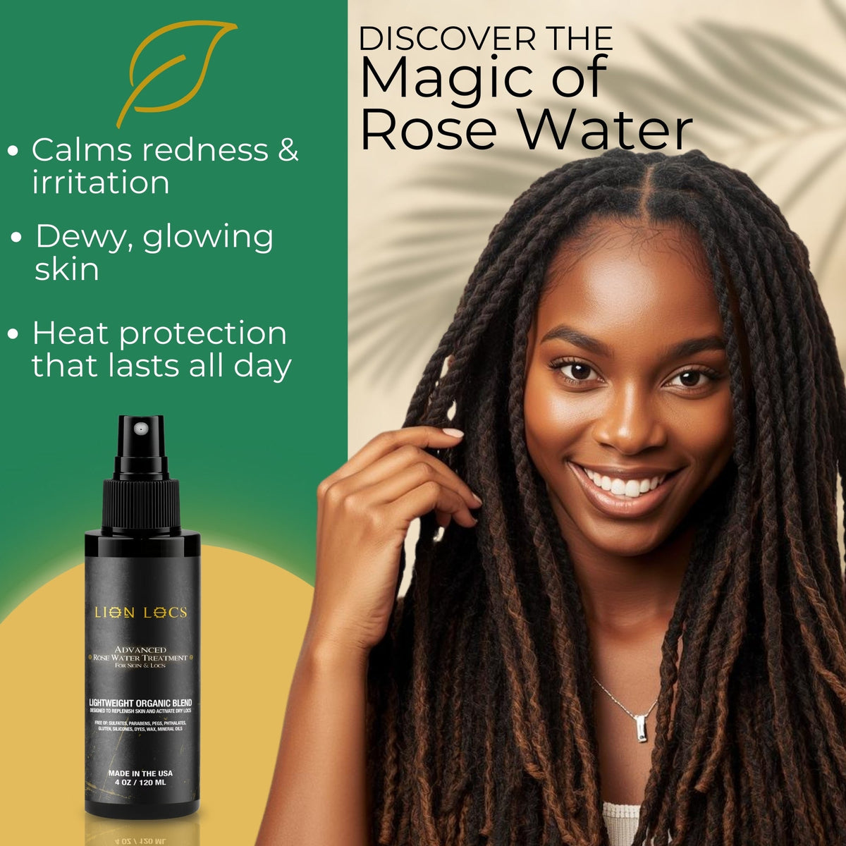 Rose Water Leave-In Spray Treatment – Blush