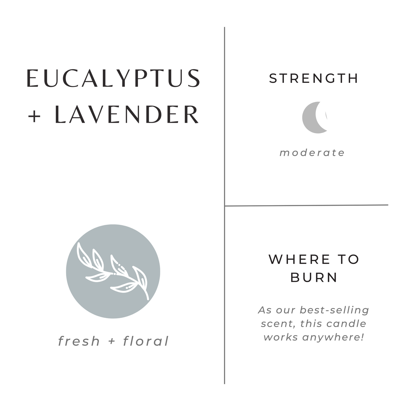 Eucalyptus + Lavender Signature Soy Candle