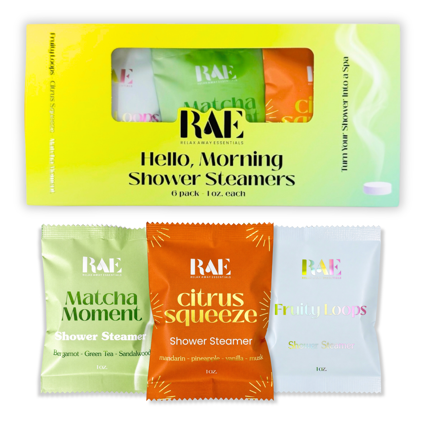Essential Oil Shower Steamers – 6-Pack