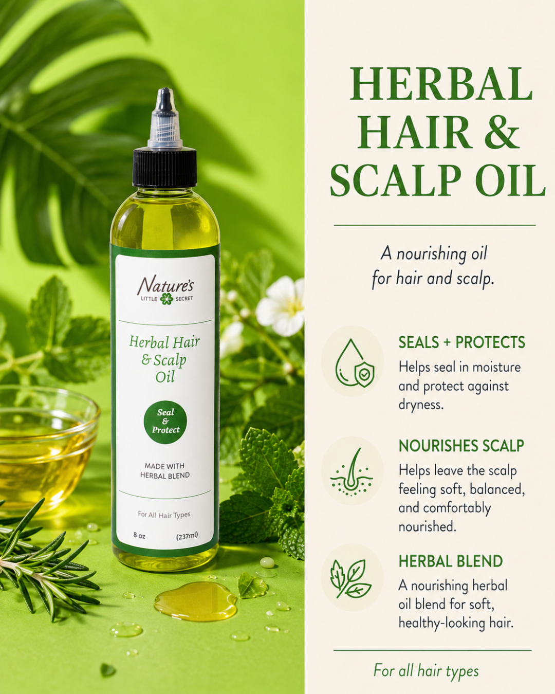 Herbal Hair & Scalp Oil