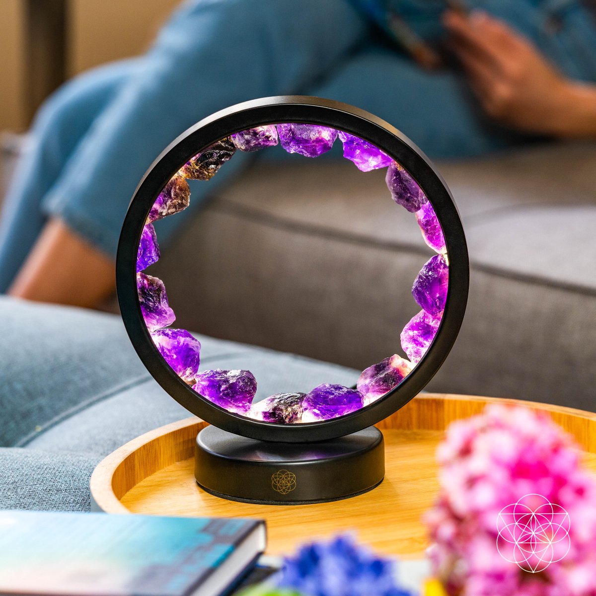 I Am At Peace – Amethyst Lamp